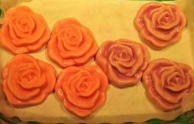 Rose scent and Lavender scent Rose lotion bar