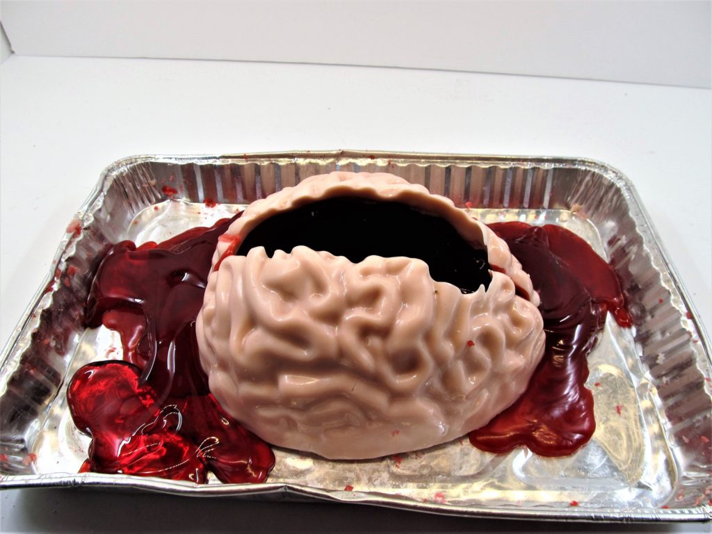 Human brain w/red core-3 wicks