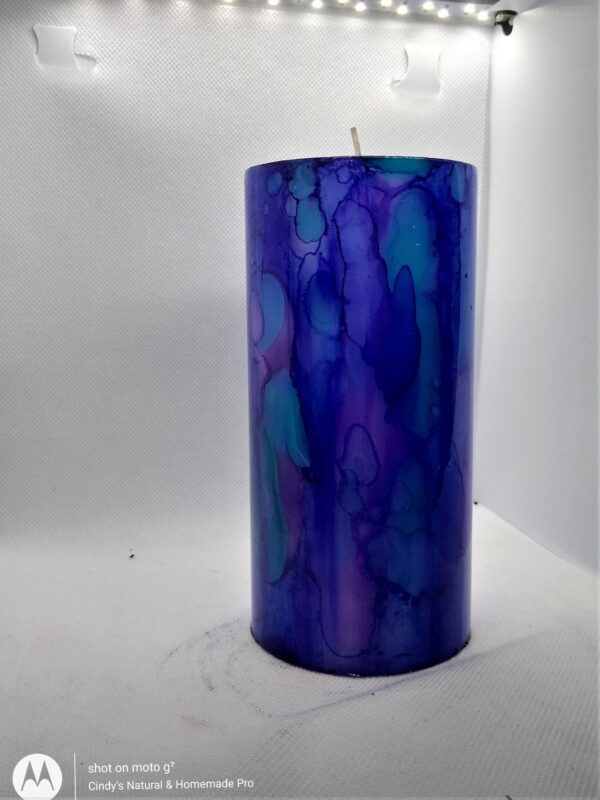 Purple borealis candle - Image 5