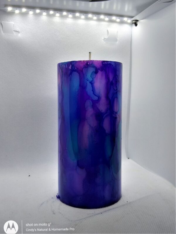 Purple borealis candle - Image 3