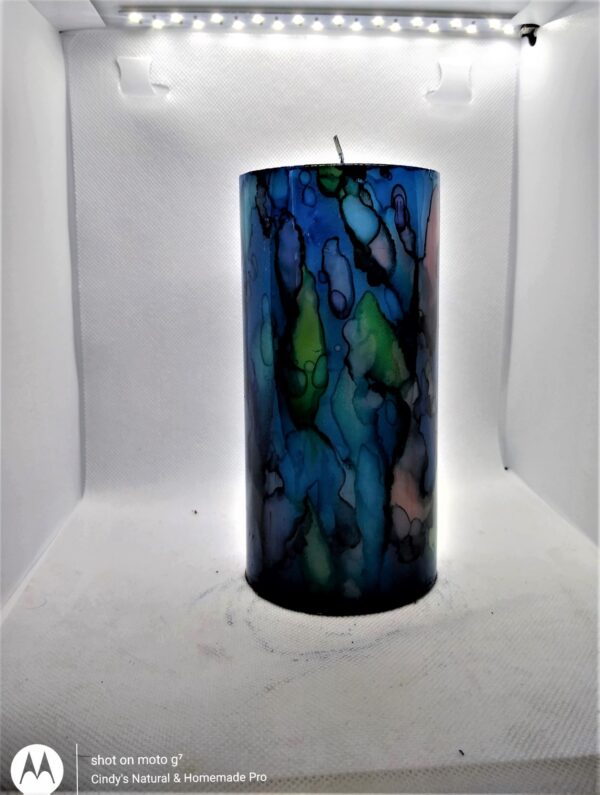 Northern lights candle - Image 6