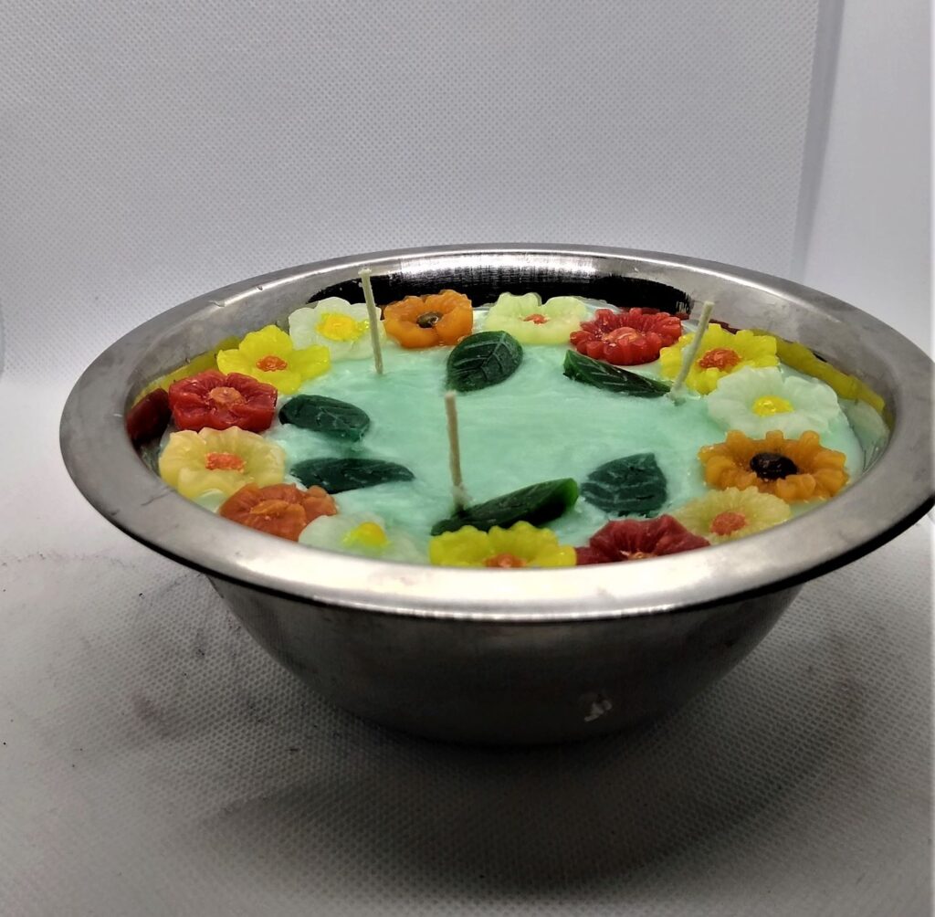 Spring Flowers Candle,