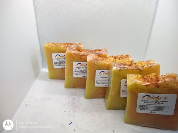 5 - 4 ounce soap bars