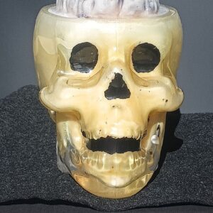 D skull candle