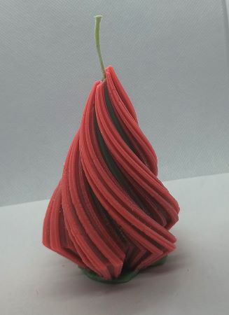 Ribbon tree candle
